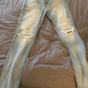 Abercrombie & Fitch Light Blue Skinny Jeans